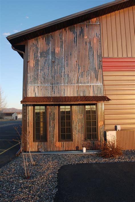 modern houses with metal siding|metal barn siding on house.